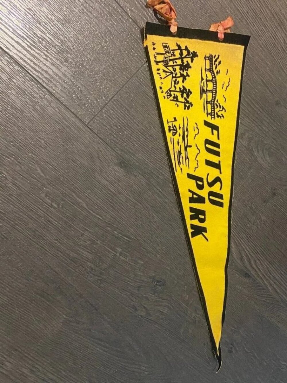 VINTAGE JAPAN FUTSU FUTTSU PARK CHIBA PENNANT